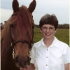 Janee Hughes and her horse156